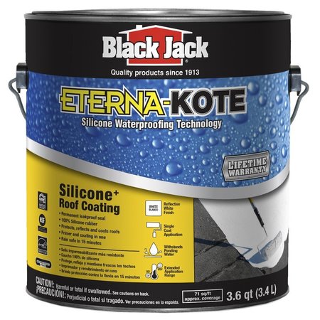 Black Jack Eterna-Kote Gloss Bright White Silicone Roof Coating 1 gal 5576-1-20